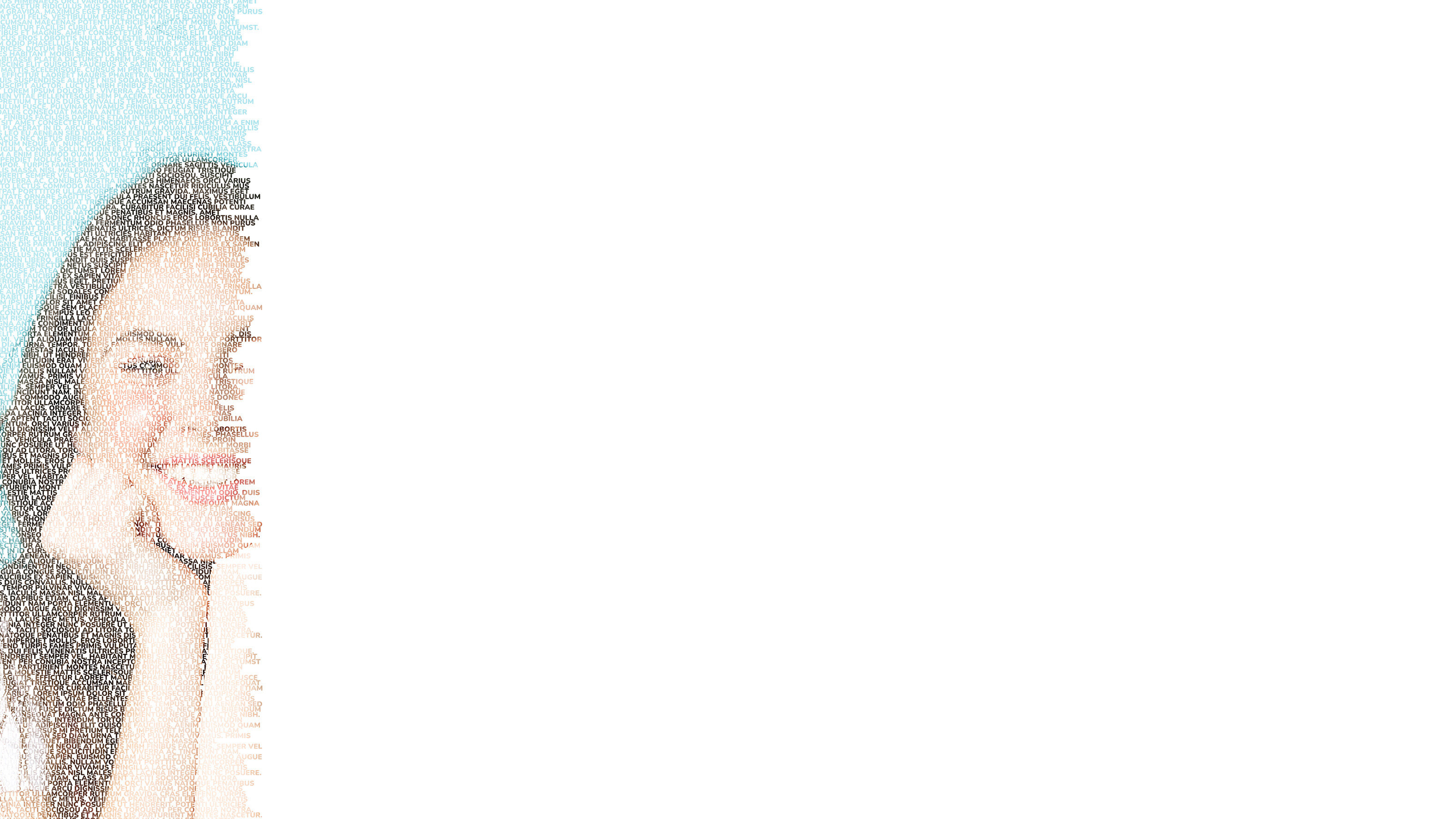 Typographic portrait representing Cellery® behavioral intelligence